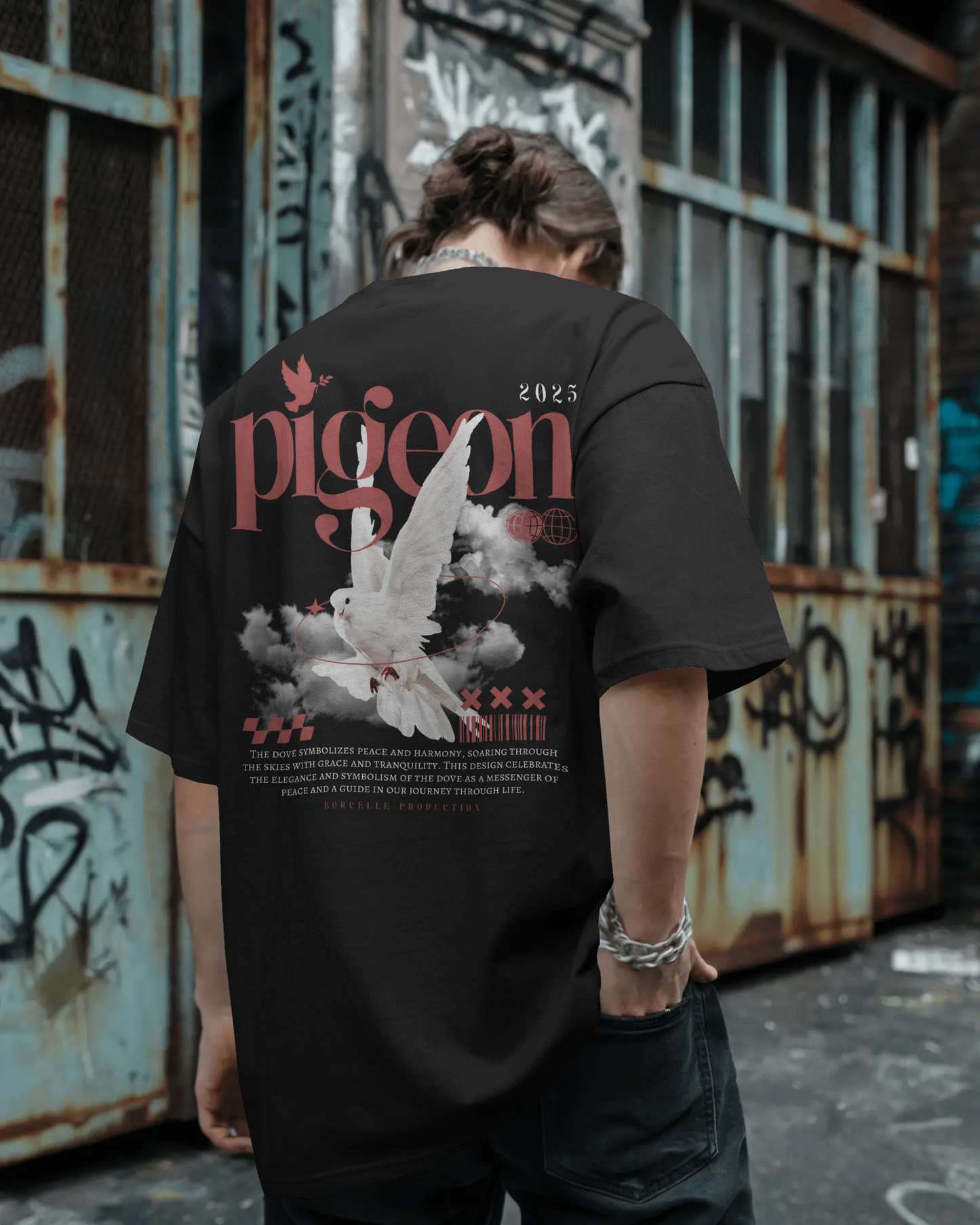Pigeon Oversized T-Shirt