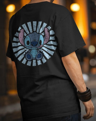 Disney Stitch Logo Oversized T-Shirt