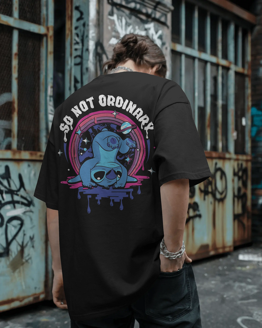 So Not Ordinary Stitch Oversized T-Shirt